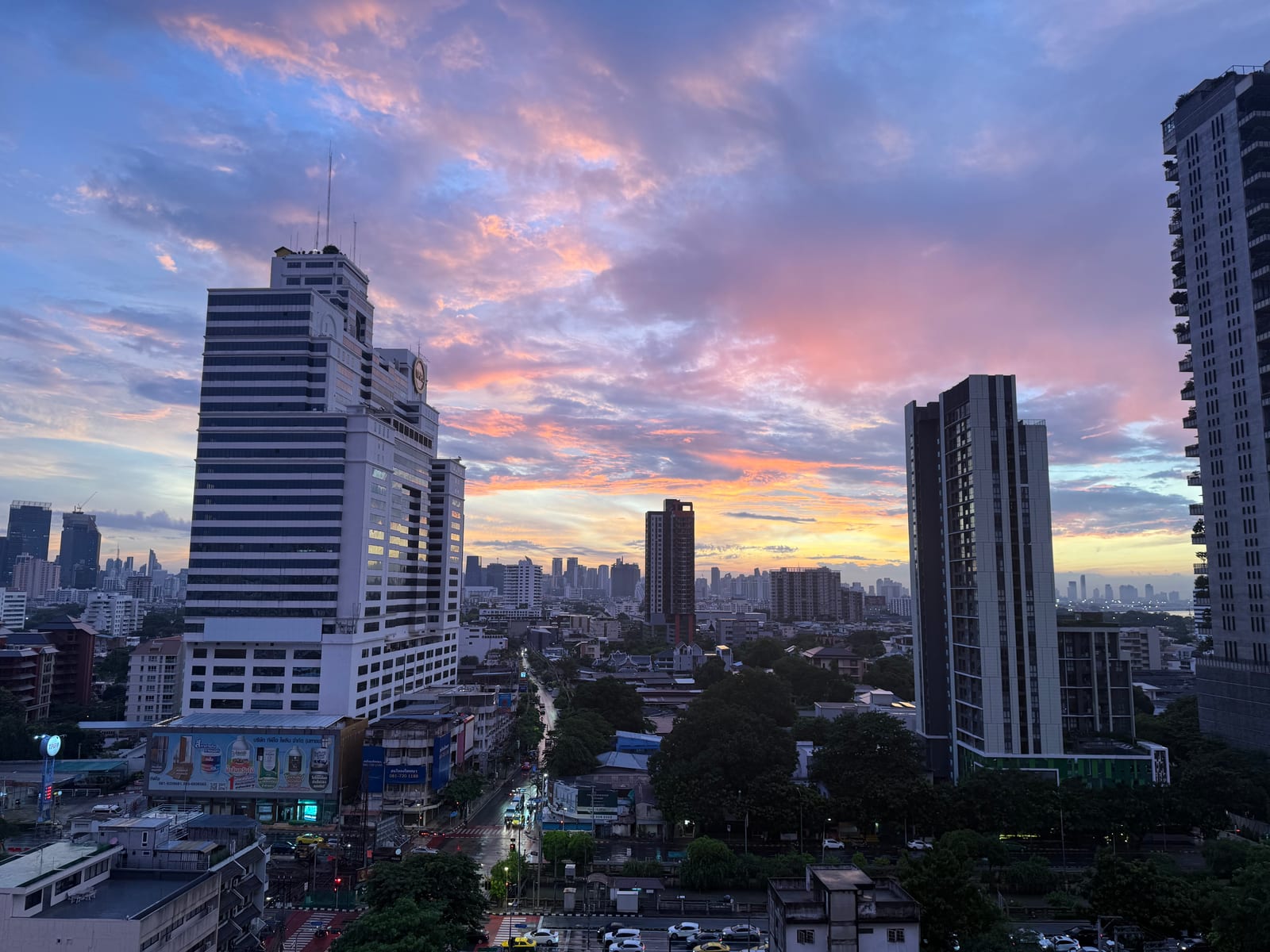 Bangkok at sunset
