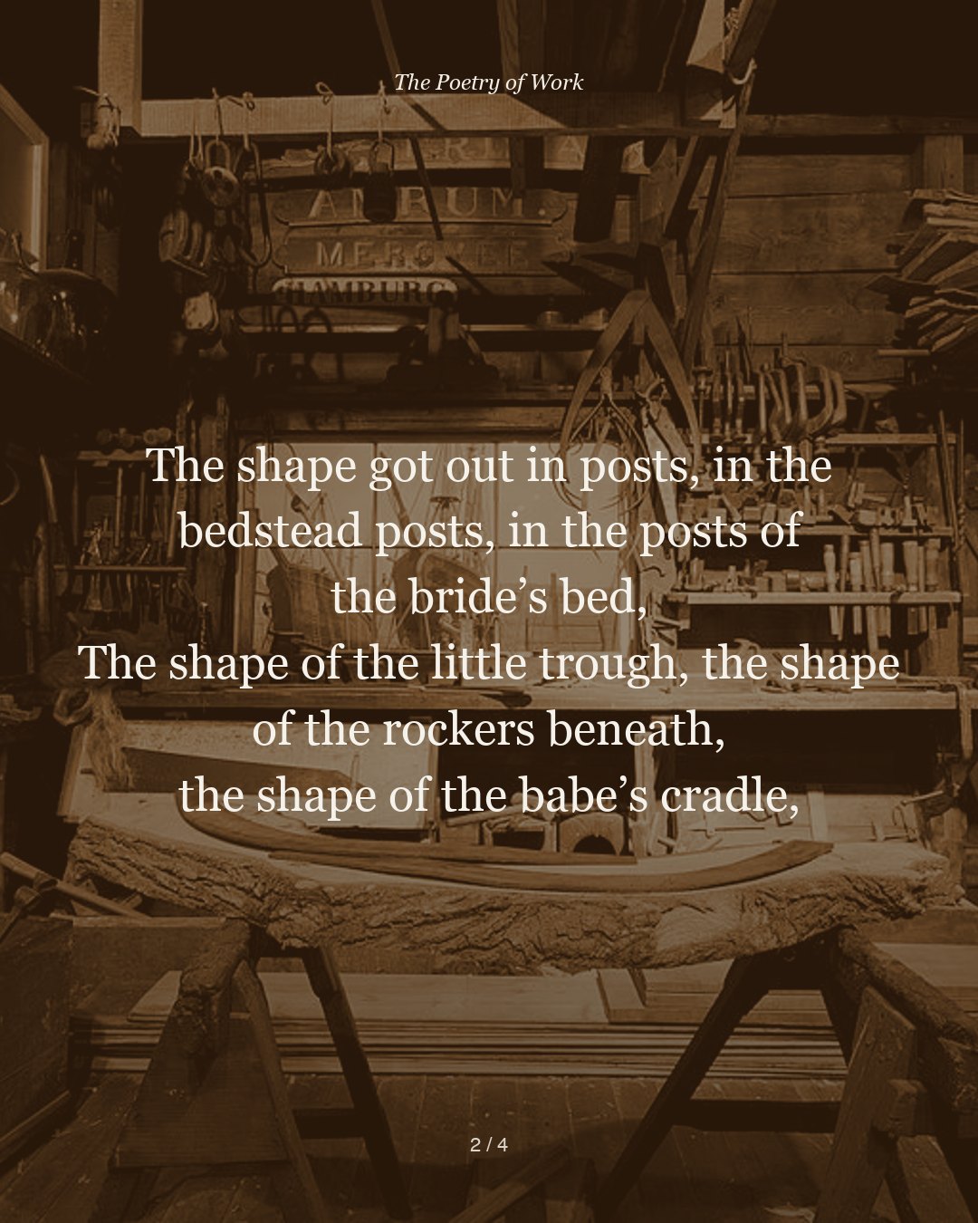 Walt Whitman, Song of the Broad-Axe, card 2 of 5