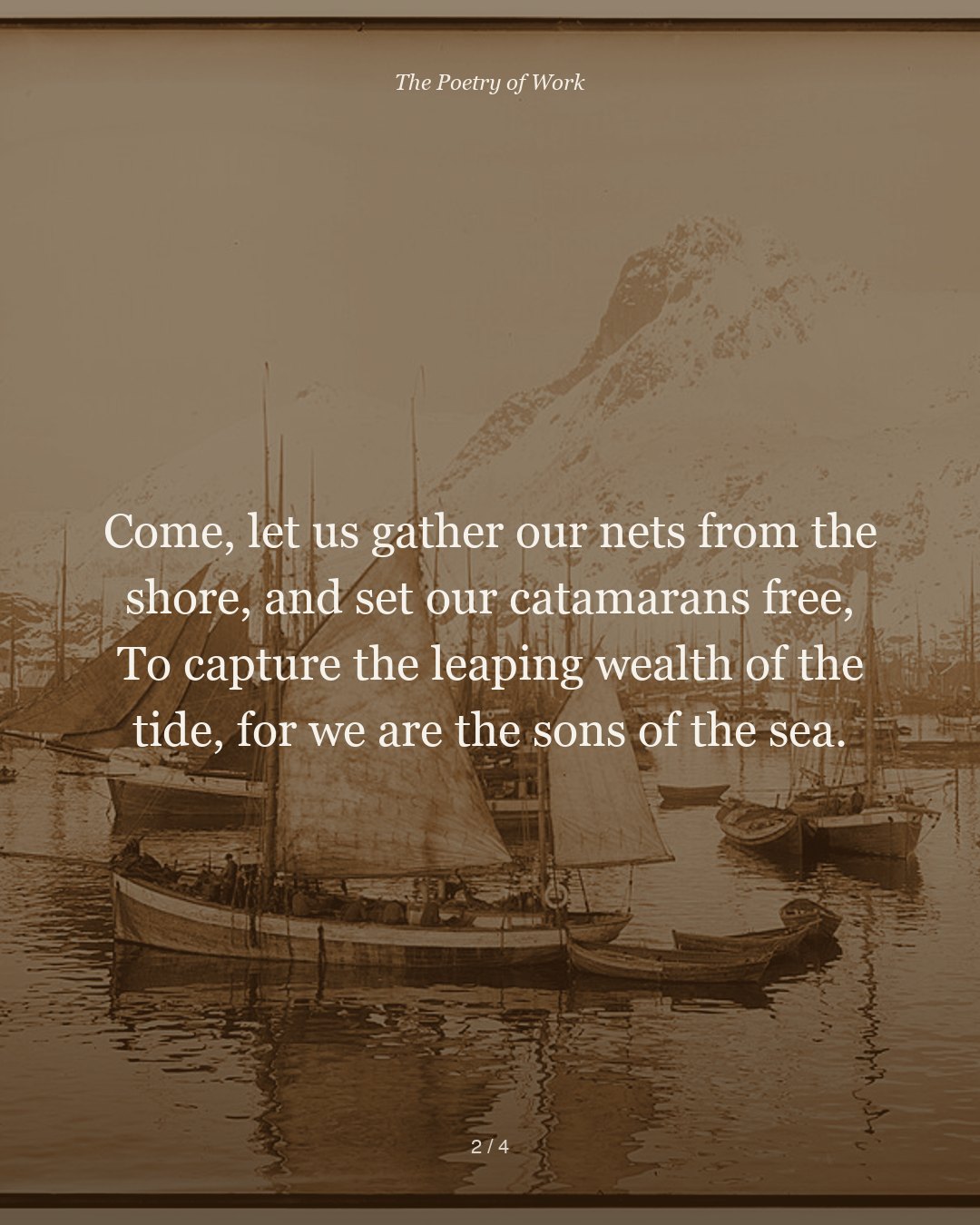 Sarojini Naidu, Coromandel Fishers, card 2 of 5