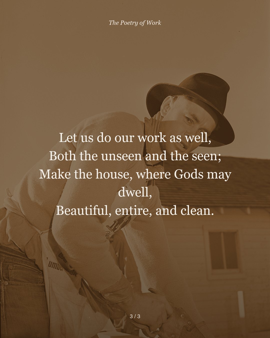 Henry Wadsworth Longfellow, The Builders, card 3 of 4