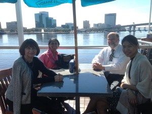 Lunch in our small groups